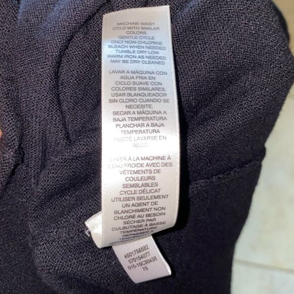 Chico’s Cam Black Cowl Neck Long Sleeve Pullover Sweater Size 1 - Picture 8 of 9